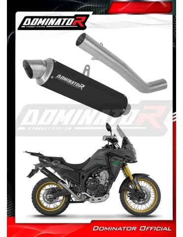 Silencieux slip-on Dominator GPF Noir pour Rieju Aventura 500 (2023-2026)
