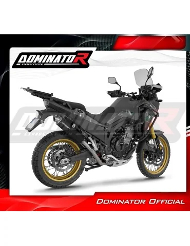 Silencieux slip-on Dominator GPF Noir pour Rieju Aventura 500 (2023-2026)