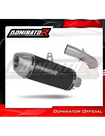 Silencieux slip-on Dominator S3 Noir pour KTM 125 Duke (2021-2023)