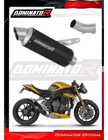 Silencieux slip-on Dominator GPF Noir pour Triumph Speed Triple 1200 RS / RR (2021-2024)
