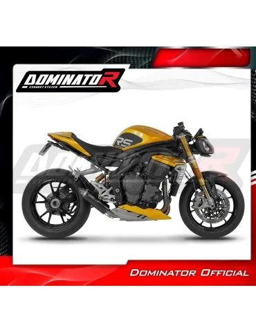 Silencieux slip-on Dominator GPF Noir pour Triumph Speed Triple 1200 RS / RR (2021-2024)