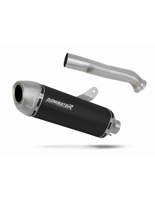 Silencieux slip-on Dominator S6 Noir pour Husqvarna Norden 901 (2022-2025)