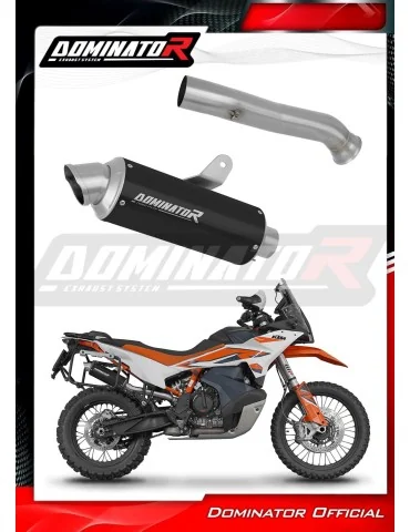 Silencieux slip-on Dominator GPF Noir pour KTM 890 Adventure / R (2021-2025)