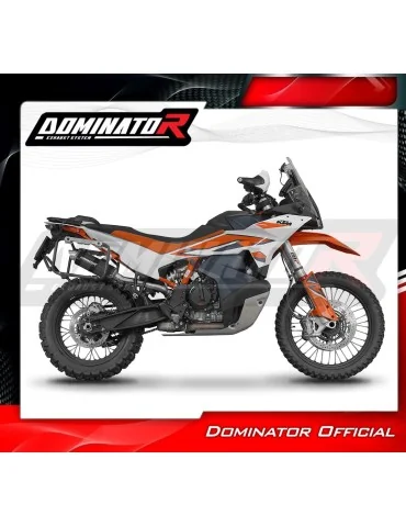 Silencieux slip-on Dominator GPF Noir pour KTM 890 Adventure / R (2021-2025)