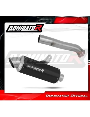 Silencieux slip-on Dominator GPF Noir pour KTM 790 Adventure / R (2019-2025)