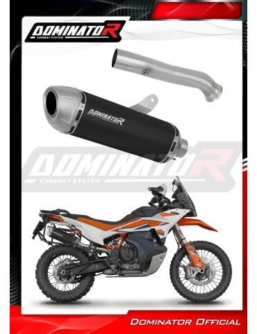 Silencieux slip-on Dominator S6 Noir pour KTM 790 Adventure / R (2019-2025)