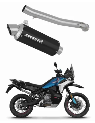 Silencieux slip-on Dominator GPF Noir pour CF Moto 800 MT-X (2025)