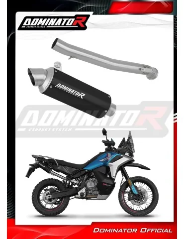 Silencieux slip-on Dominator GPF Noir pour CF Moto 800 MT-X (2025)