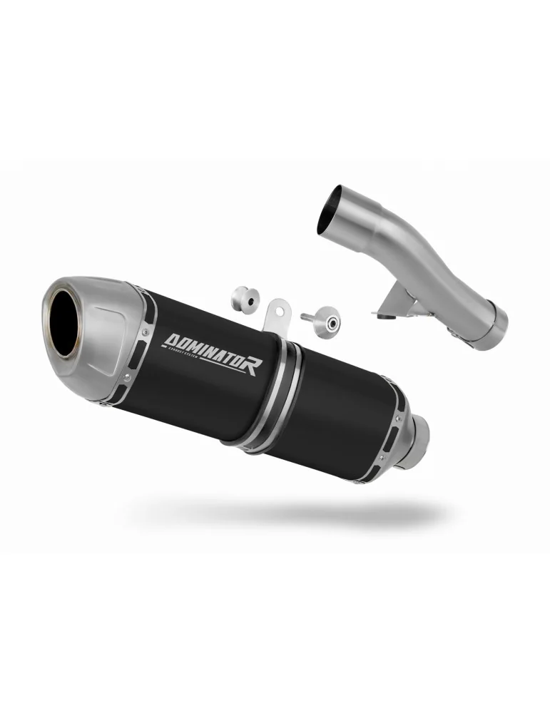 Silencieux slip-on Dominator S6 Noir pour Honda CBF 600 (2004-2007)