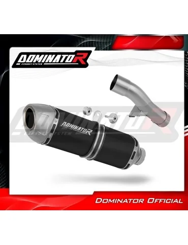 Silencieux slip-on Dominator S6 Noir pour Honda CBF 600 (2004-2007)