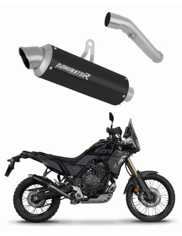 Silencieux slip-on Dominator GPF Noir pour Yamaha Tenere 700 (2025-2026)