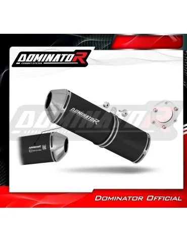 Silencieux bolt-on homologué Dominator OVR Noir pour Yamaha YZF 1000 R Thunderace (1996-2003)