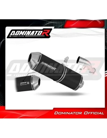 Silencieux slip-on homologué Dominator OVR Noir pour Yamaha FZ1 Fazer 1000 (2006-2015)