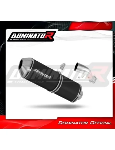Silencieux slip-on Dominator OVR Noir pour Yamaha FZ1 Fazer 1000 (2006-2015)