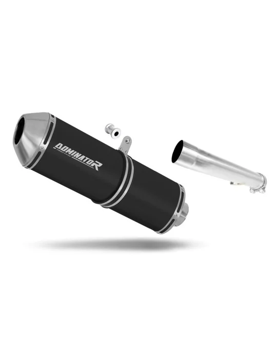Silencieux slip-on Dominator OVR Noir pour Yamaha FZS Fazer 1000 (2001-2005)