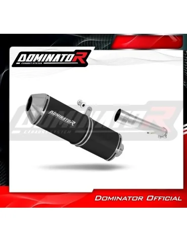 Silencieux slip-on Dominator OVR Noir pour Yamaha FZS Fazer 1000 (2001-2005)