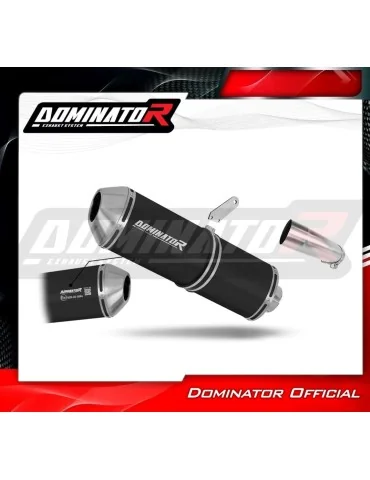 Silencieux slip-on homologué Dominator OVR Noir pour Yamaha FZ8 Fazer (2010-2016)