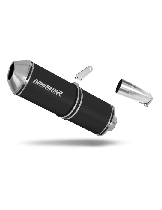 Silencieux slip-on Dominator OVR Noir pour Yamaha FZ8 Fazer (2010-2016)