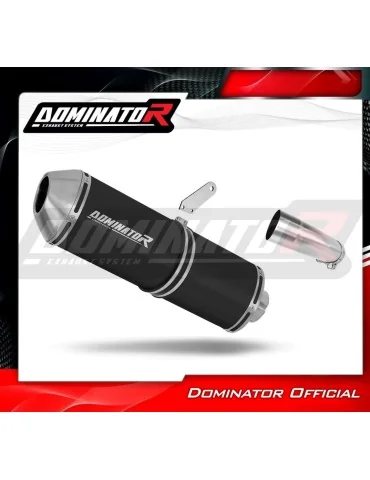Silencieux slip-on Dominator OVR Noir pour Yamaha FZ8 Fazer (2010-2016)