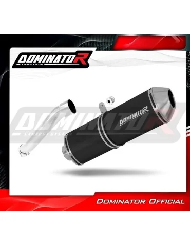 Silencieux slip-on Dominator OVR Noir pour Yamaha XT 660 Z Tenere (2008-2016)