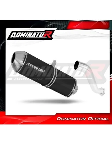 Silencieux slip-on Dominator OVR Noir pour Yamaha XTZ 660 Tenere (1991-1999)