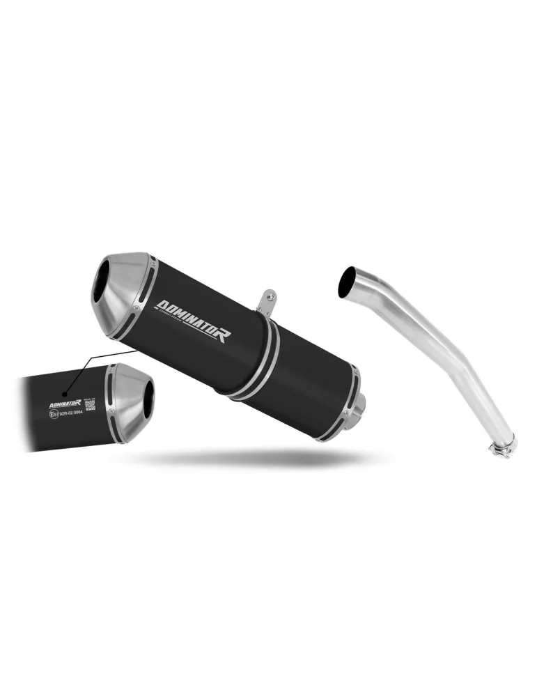 Silencieux slip-on homologué Dominator OVR Noir pour Yamaha YZF R6 (1999-2002)