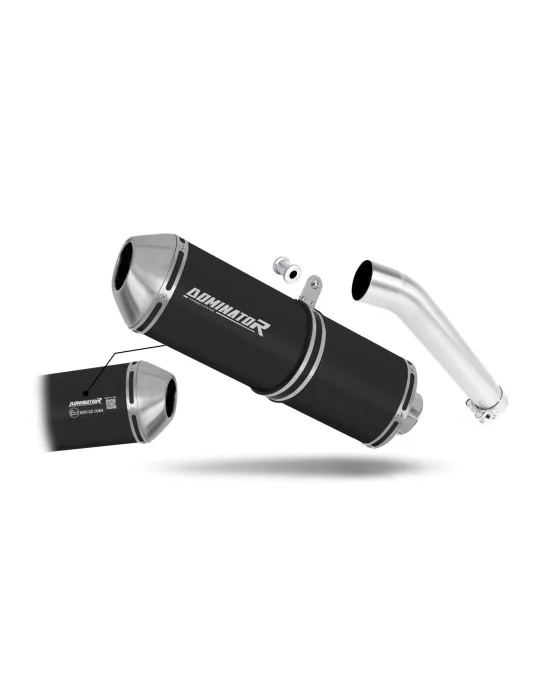Silencieux slip-on homologué Dominator OVR Noir pour Yamaha YZF 600 R Thundercat (1996-2006)