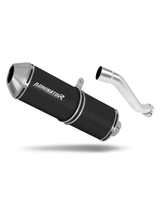 Silencieux slip-on Dominator OVR Noir pour Yamaha XT 600 (1990-2004)