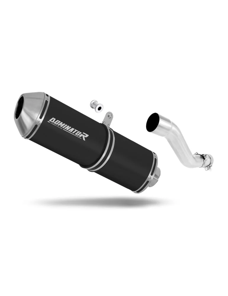 Silencieux slip-on Dominator OVR Noir pour Yamaha XT 600 43F (1982-1986)