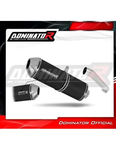 Silencieux slip-on homologué Dominator OVR Noir pour Yamaha FZS Fazer 600 (1998-2003)