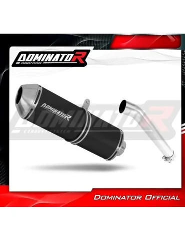 Silencieux slip-on Dominator OVR Noir pour Yamaha FZR 600 (1994-1999)