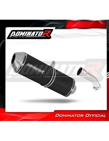 Silencieux slip-on Dominator OVR Noir pour Yamaha FZR 600 (1988-1993)