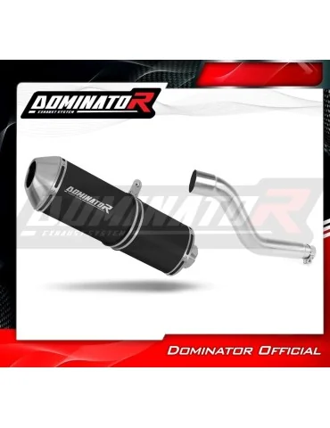 Silencieux slip-on Dominator OVR Noir pour Yamaha TTR 250 (1999-2006)