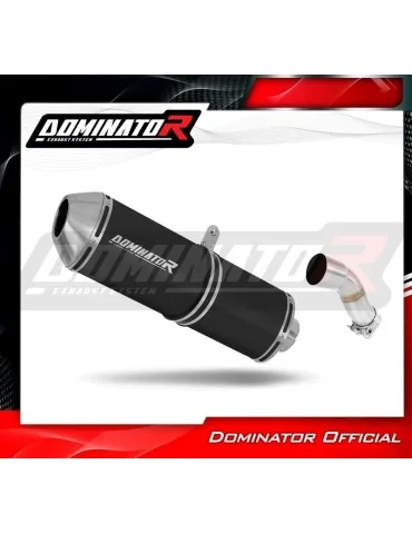 Silencieux slip-on Dominator OVR Noir pour Yamaha YBR 250