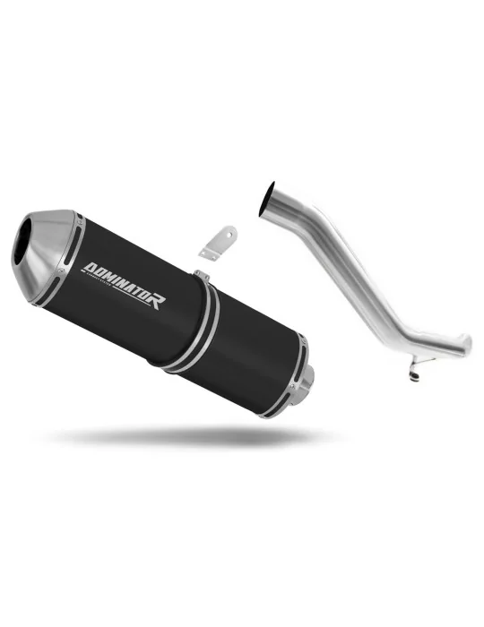 Silencieux slip-on Dominator OVR Noir pour Triumph Tiger Explorer 1200 XC / XR (2016-2017)