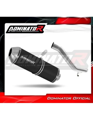 Silencieux slip-on Dominator OVR Noir pour Triumph Tiger Explorer 1200 XC / XR (2016-2017)