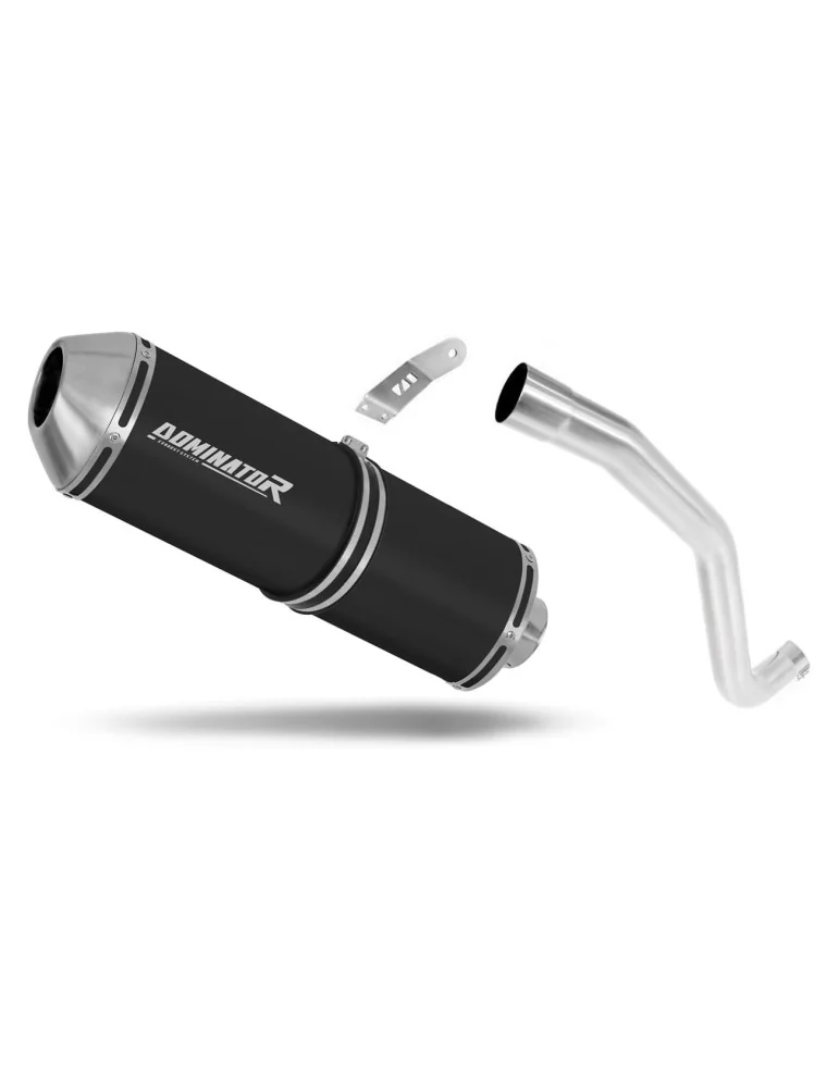 Silencieux slip-on Dominator OVR Noir pour Triumph Tiger Sport 1050 HI Level (2013-2015)