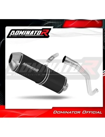 Silencieux slip-on Dominator OVR Noir pour Triumph Tiger Sport 1050 HI Level (2013-2015)