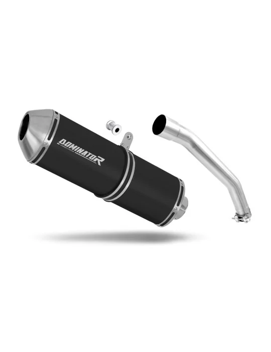 Silencieux slip-on Dominator OVR Noir pour Triumph Tiger 900 T709 (1999-2000)