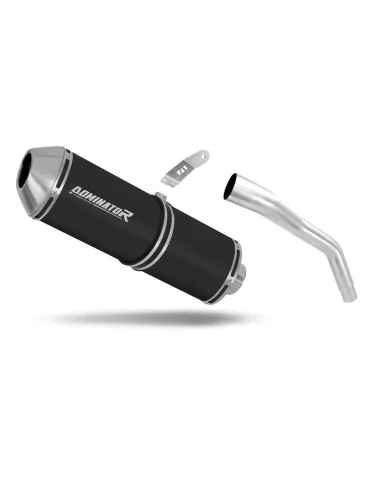Silencieux slip-on Dominator OVR Noir pour Triumph Tiger 800 XC / XR (2011-2014)