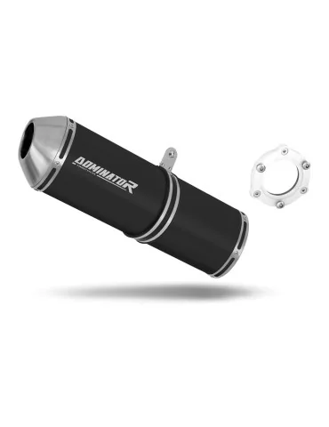Silencieux bolt-on Dominator OVR Noir pour Triumph TT 600