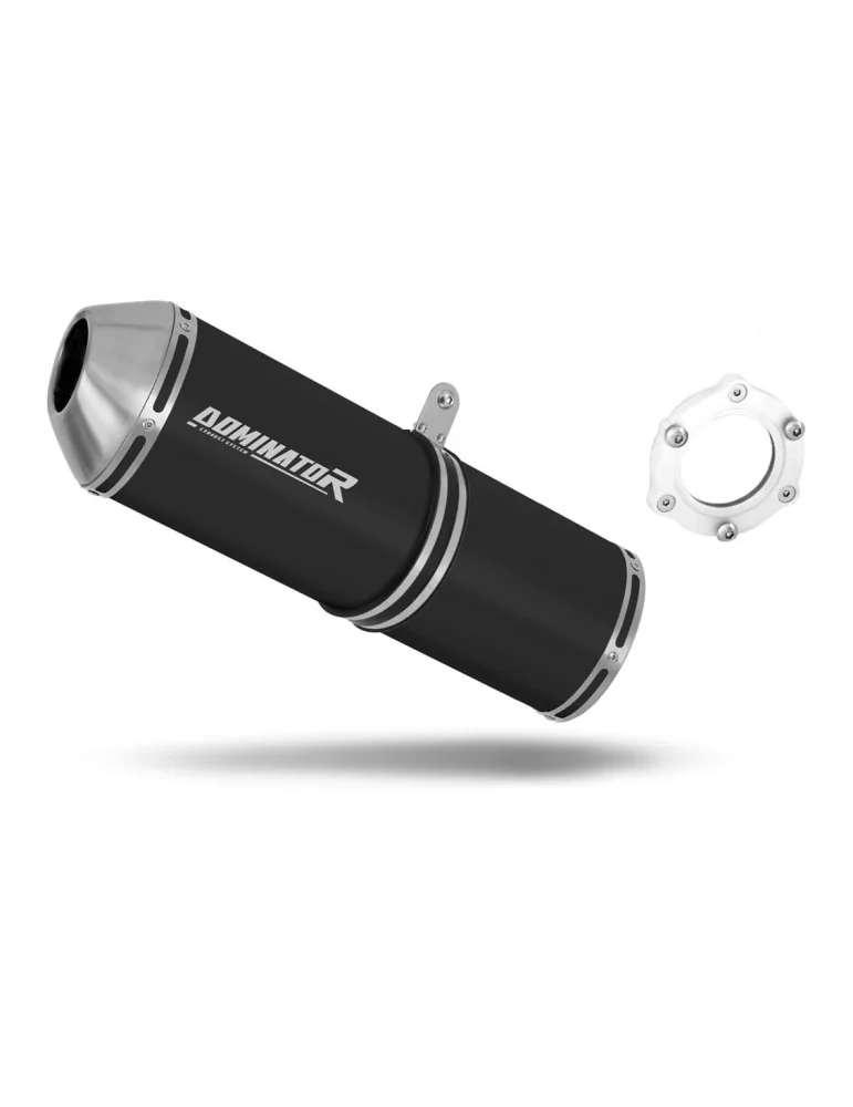 Silencieux bolt-on Dominator OVR Noir pour Triumph TT 600