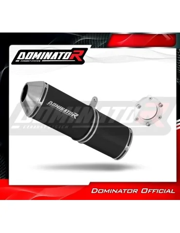 Silencieux bolt-on Dominator OVR Noir pour Triumph TT 600