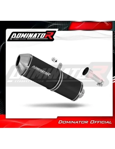 Silencieux slip-on Dominator OVR Noir pour SYM Citycom 300i (2007-2014)