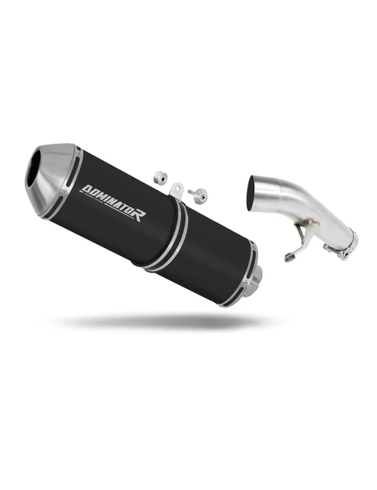 Silencieux slip-on Dominator OVR Noir pour Suzuki GSF 1250 N / S Bandit (2007-2016)