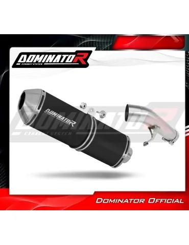 Silencieux slip-on Dominator OVR Noir pour Suzuki GSF 1250 N / S Bandit (2007-2016)