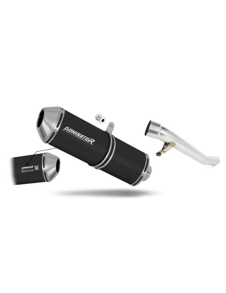 Silencieux slip-on homologué Dominator OVR Noir pour Suzuki GSF Bandit 1200 (2006-2007)
