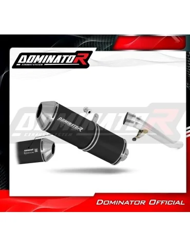 Silencieux slip-on homologué Dominator OVR Noir pour Suzuki GSF Bandit 1200 (2006-2007)