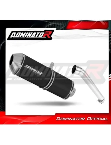 Silencieux slip-on Dominator OVR Noir pour Suzuki GSXR 1000 K5 K6 (2005-2006)