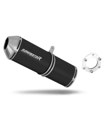 Silencieux bolt-on Dominator OVR Noir pour Suzuki RF 900 (1994-1998)